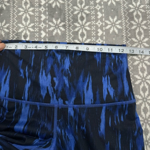 Lululemon Wunder Under Pant Hi-Rise Full-On‎ Luon Blue/Black Size 6 - Picture 9 of 10